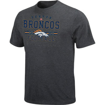NFL - Denver Broncos Heathered Dark Grey Passing Game T-Shirt