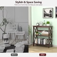 thumbnail image 6 of Costway 3-Tier Bookshelf Wooden Open Storage Bookcase for Home Office Coffee, 6 of 11