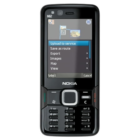 Nokia N82 100 MB Smartphone, 2.4" LCD240 x 320, 128 MB RAM, Symbian OS 9.2, Black