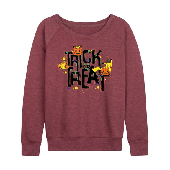 Pokémon - Trick Or Treat - Women's Lightweight French Terry Long Sleeve Shirt