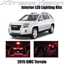 XtremeVision Interior LED for GMC Terrain 2015 10 pcs Red Interior LED Kit Installation Tool