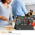 thumbnail image 6 of Fancing for Amazon Kindle Fire Max 11 Case (13th Generation, 2023 Release) 11" - Slim Folding Stand Cover Case for Fire 11 Tablet with Auto Wake/Sleep (Colour), 6 of 7