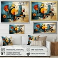 thumbnail image 4 of Designart "Array of Electricity III" Abstract Collages Floater Framed Canvas Wall Art, 4 of 7