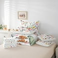 thumbnail image 5 of Cute Butterfly Comforter Set 7 Piece Bed in a Bag Twin,Mushroom Floral Cartoon Animal Bedding Sets Watercolor Flowers Leaves Sheet Set with Comforter, 5 of 5