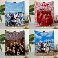 thumbnail image 2 of New KPOP Boys  Stray Kids Printed Blanket Picnic Blankets Warm Blanket Soft and Comfortable Blanket Home Travel Birthday Gift, 2 of 10