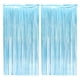 thumbnail image 1 of Cortinas con flecos de papel de aluminio, serpentinas, decoraciones para fiestas, telón de fondo con flecos de cortina de oropel para fiestas, 2 uds., 1 of 6