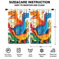 thumbnail image 2 of Blackout Kids Curtains,Cute Dinosaur Pattern Childrens Insulated Curtains Set Of 2,Bedroom Essentials,Toddler Room Decor 52x84in(132x213cm), 2 of 4