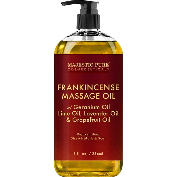 Aceite de masaje MAJESTIC PURE Frankincense Scar Stretch 240 ml