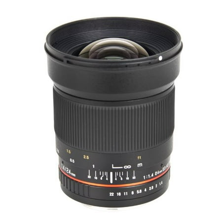 Bower Ultra-Fast Wide-Angle 24mm Focus 1.4 Lens for Pentax