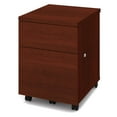 thumbnail image 2 of Bestar 2 Drawer Vertical Wood Lockable FileCabinet, Red, 2 of 3