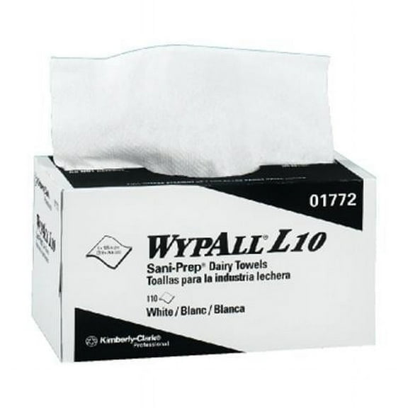 Kimberly-Clark  Wypall L10 Singlefold Towel 9 x 10.5 White - 150 Count