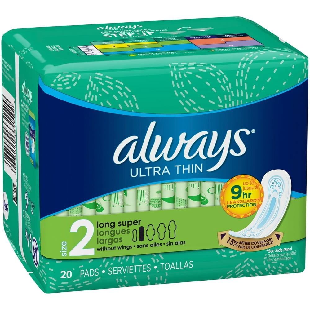 always-ultra-thin-size-2-long-super-pads-without-wings-20-count