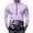 Purple Pink, variant on Dragon Print Quarter Zip Pullover for Men, Long Sleeve Athletic Jersey with Breathable Quick Dry Fabric - Slim Fit Cool Motorcycle Cycling Workout Tops Gray L