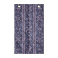 thumbnail image 1 of Oriental Hanging Pocket Organizer, Traditional Eastern Inspired Shapes, Printed Polyester Storage Bag with Pockets, 21" x 31", Dark Indigo Mauve, 1 of 2