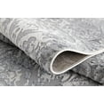 thumbnail image 4 of Rug Branch Contemporary Modern Floral Grey Beige Indoor Runner Rug - 2x10, 4 of 5