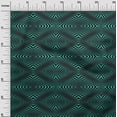 thumbnail image 3 of oneOone Cotton Poplin Turquoise Blue Fabric Moire Sewing Craft Projects Fabric Prints By Yard 42 Inch Wide, 3 of 4