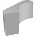 thumbnail image 6 of Ekena Millwork 5"W x 10"D x 10"H Westlake Architectural Grade PVC Knee Brace, 6 of 6