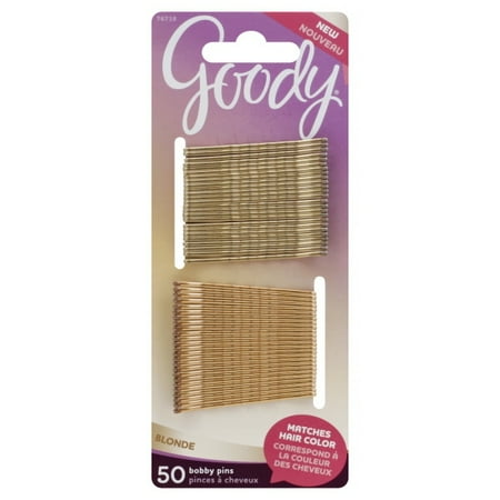 Goody Bobby Pins Blonde 50 Count 1942456 Walmart Com