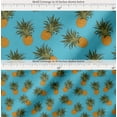 thumbnail image 2 of Soimoi Blue Cotton Voile Fabric Pine Fruits Decor Fabric Printed Yard 56 Inch Wide, 2 of 7