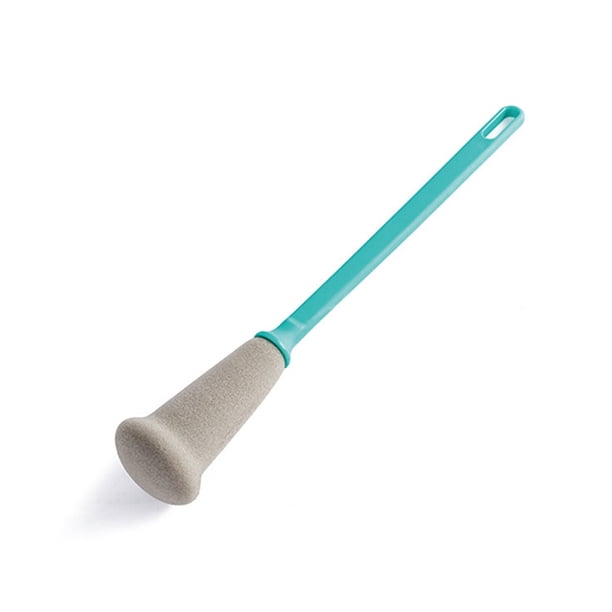 Cepillo limpiador de botellas, cepillo suave para lavar tazas, esponja, cepillo limpiador de botellas con mango largo para decantadores de vidrio, botellas de vino, biberones, tazas de café.