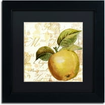 Trademark Fine Art "Cafe d?Or I" Canvas Art by Color Bakery Black Matte, Black Frame