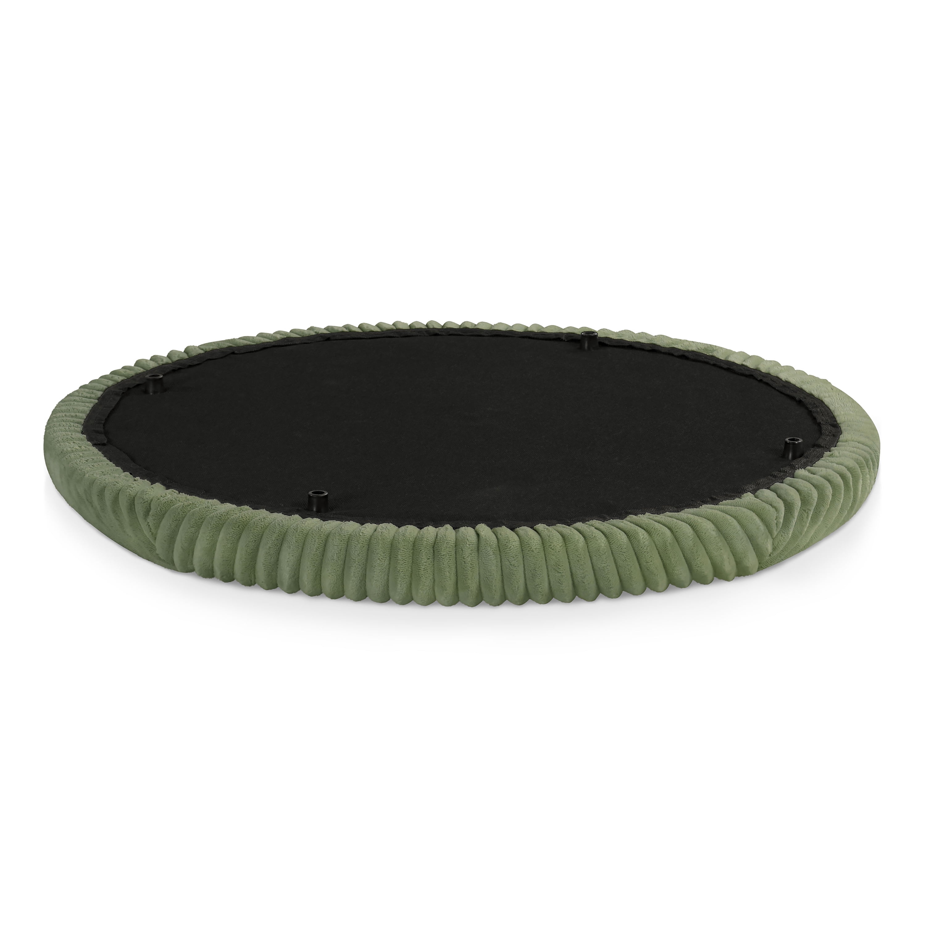 Furniture of America Cheri Modern Chenille Flip Top Storage Ottoman, Green