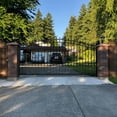 thumbnail image 6 of ALEKO Steel Single Sliding Driveway Gate 18 x 6 ft London Style Black, 6 of 10
