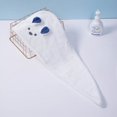 thumbnail image 1 of Cute Rabbit Ear Design Ultra-Absorbent Coral Velvet Hair Drying Cap - Thickened Triangle Towel Style, Soft Ultrafine Fiber Material, Gentle on Skin, Fast Drying Bath Accessory for Home & Travel,, 1 of 6