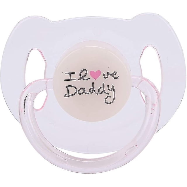 1 chupete magnético de simulación, accesorio para muñeca bebé (rosa)