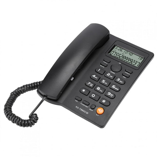 Teléfono con identificador de llamadas, identificador de llamadas, manos telefónicas, teléfono del hotel, teléfono residencial, ultra sensible