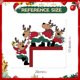 thumbnail image 4 of Xihbxyly Pegatina de Papá Noel para Puerta, Decoración Navideña con Reno y Diseño de Muñeco de Nieve, Fácil de Aplicar, Decoración Temporal, para Fiestas y Uso En El Hogar, Idea de Regalo Perfecta, 1, 4 of 5
