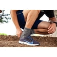 thumbnail image 3 of u&i Mens Performance Cushion Cotton Mid Cut Quarter Athletic Socks, Grey (8-Pack), 3 of 4