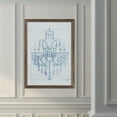 thumbnail image 3 of Chandelier Draft I - Barnwood Framed Canvas - 18 x 24 - Walnut, 3 of 4