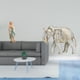 thumbnail image 2 of Figura De Elefante De La Virgen María, Obra De Arte De Resina Bendita, Escultura Decorativa De Madera Tallada A Mano, Recuerdo Para Oficina, Coche, Estantería, Navidad., 2 of 8