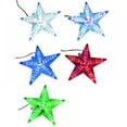 thumbnail image 3 of Christmas Tree Topper with LED Light,Clear Five-Pointed Star Tree Topper Plug in for Xmas New Year Lighted Christmas Tree Decoration, 3 of 3