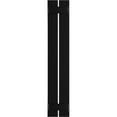 thumbnail image 5 of Ekena Millwork 11 1/4"W x 72"H True Fit PVC Two Board Spaced Board-n-Batten Shutters, Black (Per Pair - Hardware Not Included), 5 of 8