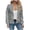 Grey, variant on Women's Casual Jacket Lightweight Long Sleeve Baseball Style Zip Up Outerwear Comfortable Fall Women Turtleneck Hoodies Jackets Long Sleeve Casual Thin Wool Jacket Women Womens Casual Jackets