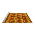 thumbnail image 2 of Ahgly Company Machine Washable Indoor Rectangle Abstract Yellow Modern Area Rugs, 2' x 3', 2 of 4