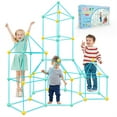 thumbnail image 5 of Wupuaait Fort Building Kit DIY Construction Castle Toy for 3-9 Y Children with 140 Pcs, 5 of 8