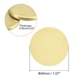 thumbnail image 2 of Uxcell Brass Stamping Blank Round Metal DIY Tag 40mm Dia 0.8mm Thick for Craft, Pendant Decoration, Pack of 4, 2 of 7