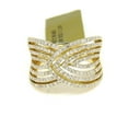 thumbnail image 3 of 1.19ct genuine diamond 18k yellow Gold Women wide anniversary band Ring Size 6.5, 3 of 12