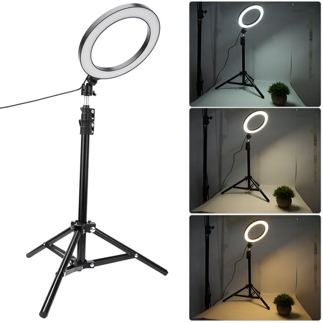 LED Ring Light, Selfie Ring Light, LED Mini 20cm Beauty Ringlight For Live Stream Vlogging Photo Photography Makeup Video