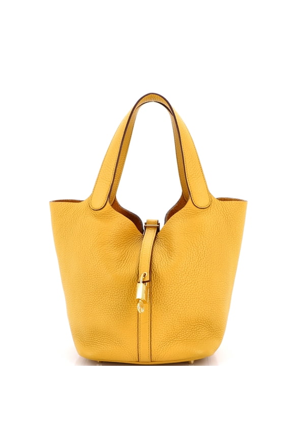 Pre-Owned Picotin Lock Bag Clemence MM By Rebag