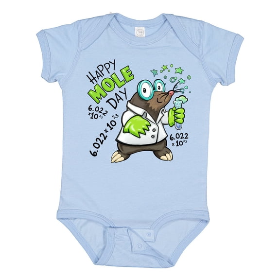 Inktastic Happy Mole Day- Chemistry Mole Boys or Girls Baby Bodysuit