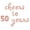 Rose Gold, variant on Cursive Script Letter Balloons - CHEERS TO 50 YEARS 16" Inch Alphabet Letters Foil Mylar Balloon 50th Birthday or Anniversary Party Banner (Gold)