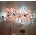 thumbnail image 4 of Illooms Ballons de confettis de guirlande de roses 15Pk, 4 of 8