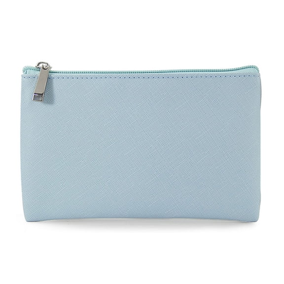 Cosmetic Bag for Women Makeup bag Organizer Small Makeup Bag for Purse Water Resistant Girls Gift - light blue