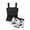 swimsuit 14#Black, variant on ZXLBBD Swimsuit for Girls Swimming Rash Guard Top and Swim Shorts Conservative Separate Tankini Sets Breathable Holiday Surfing