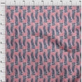 thumbnail image 4 of oneOone Rayon Light Pink Fabric African Sewing Craft Projects Fabric Prints By Yard 56 Inch Wide, 4 of 4