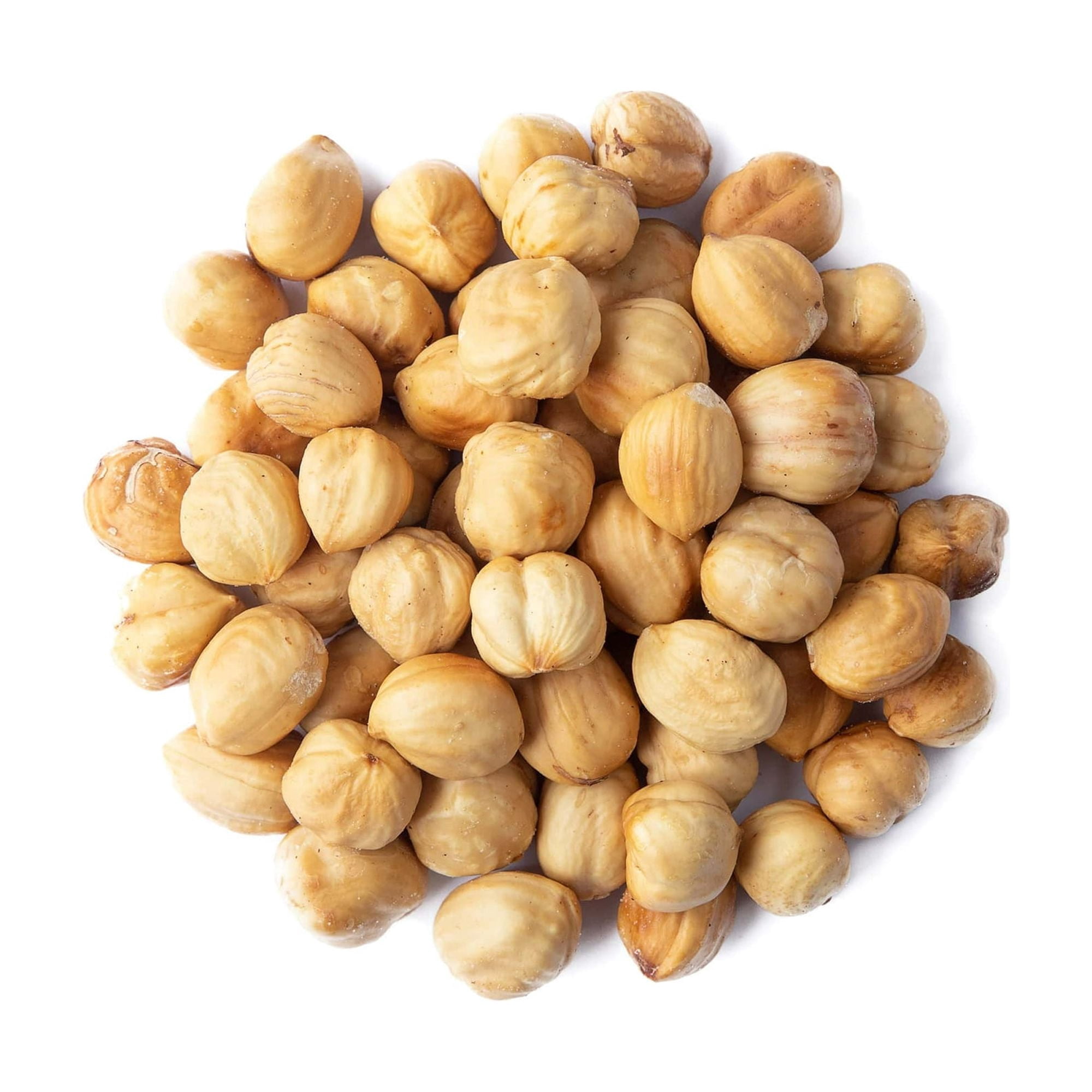 Dry Roasted Blanched Hazelnuts with Himalayan Salt, 2 Pounds — Kosher, Vegan — by Food to Live